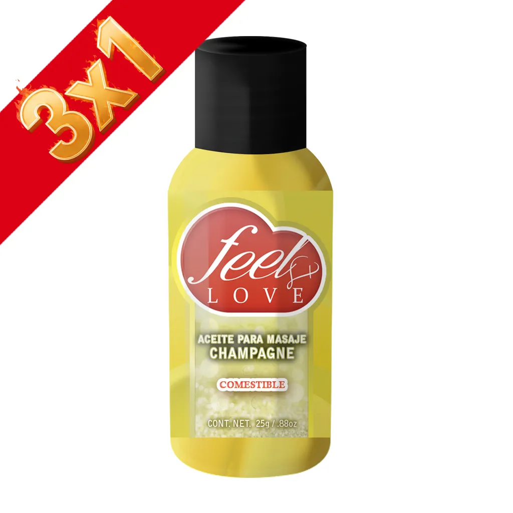 Aceite Térmico Feel Love 25ml CHAMPAGNE