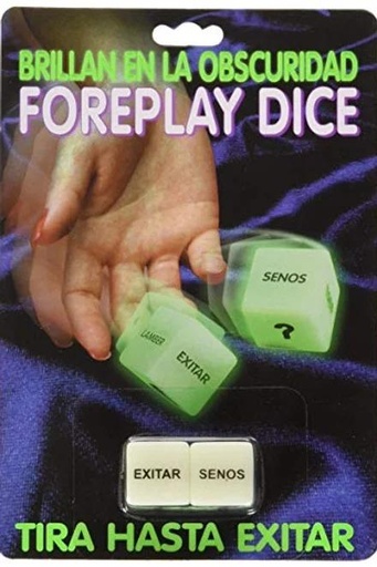 JUGUETES - DADOS BRILLAN EN LA OBSCURIDAD FOREPLAY DICE