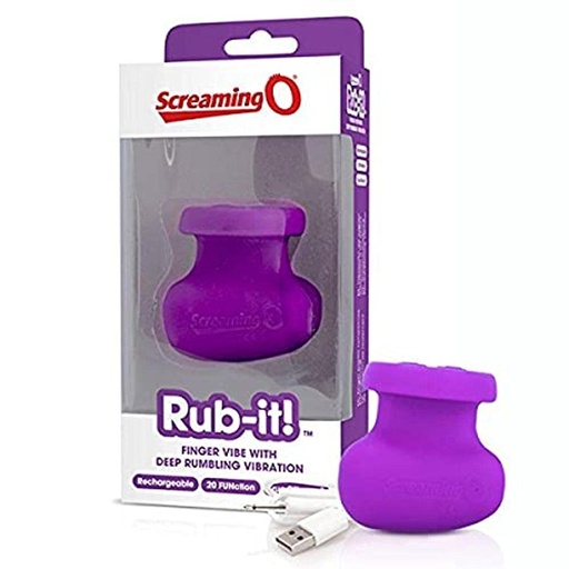 JUGUETES - Rub-It Finger Vibe With 20 Function Purple
