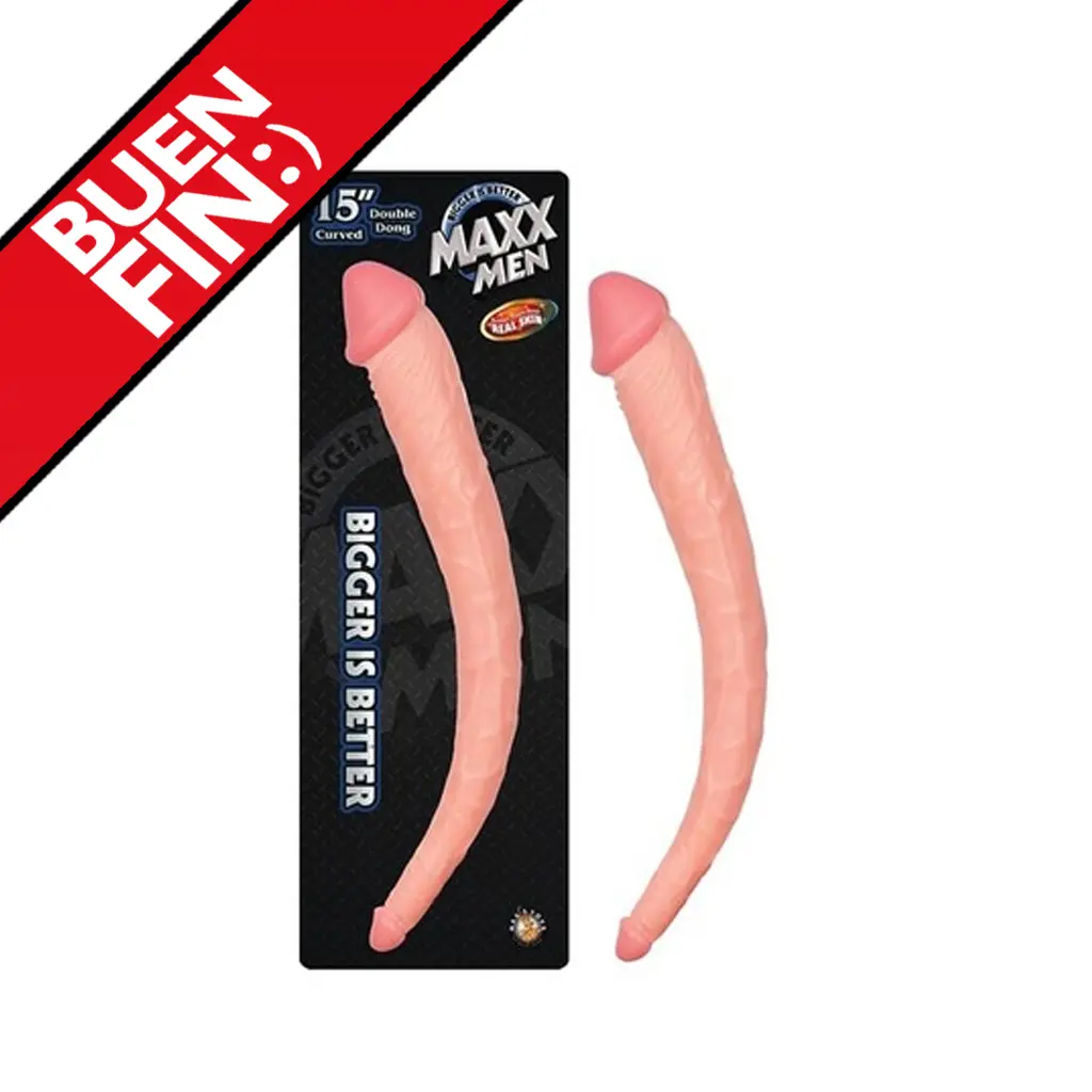 JUGUETES - MAXX MEN 15" CURVE DOUBLE DONG