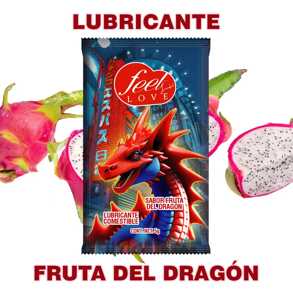 LUBRICANTE  FRUTA DEL DRAGON 5ml