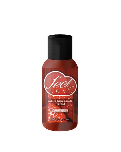 [FEEL-ACFR25] Aceite Térmico Feel Love 25ml FRESA